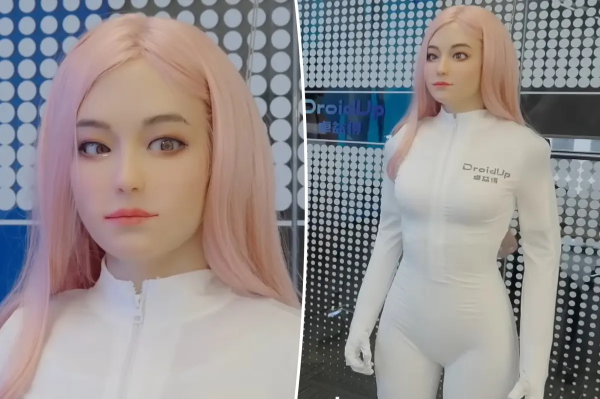 warm-skinned AI robot