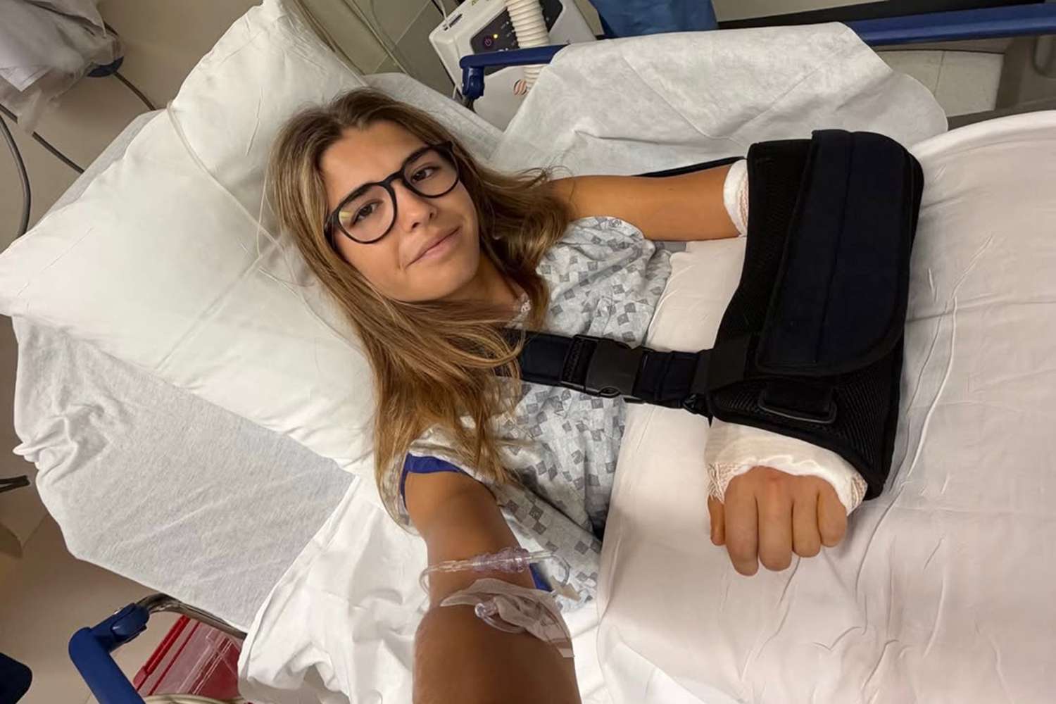 Kai Trump wrist surgery